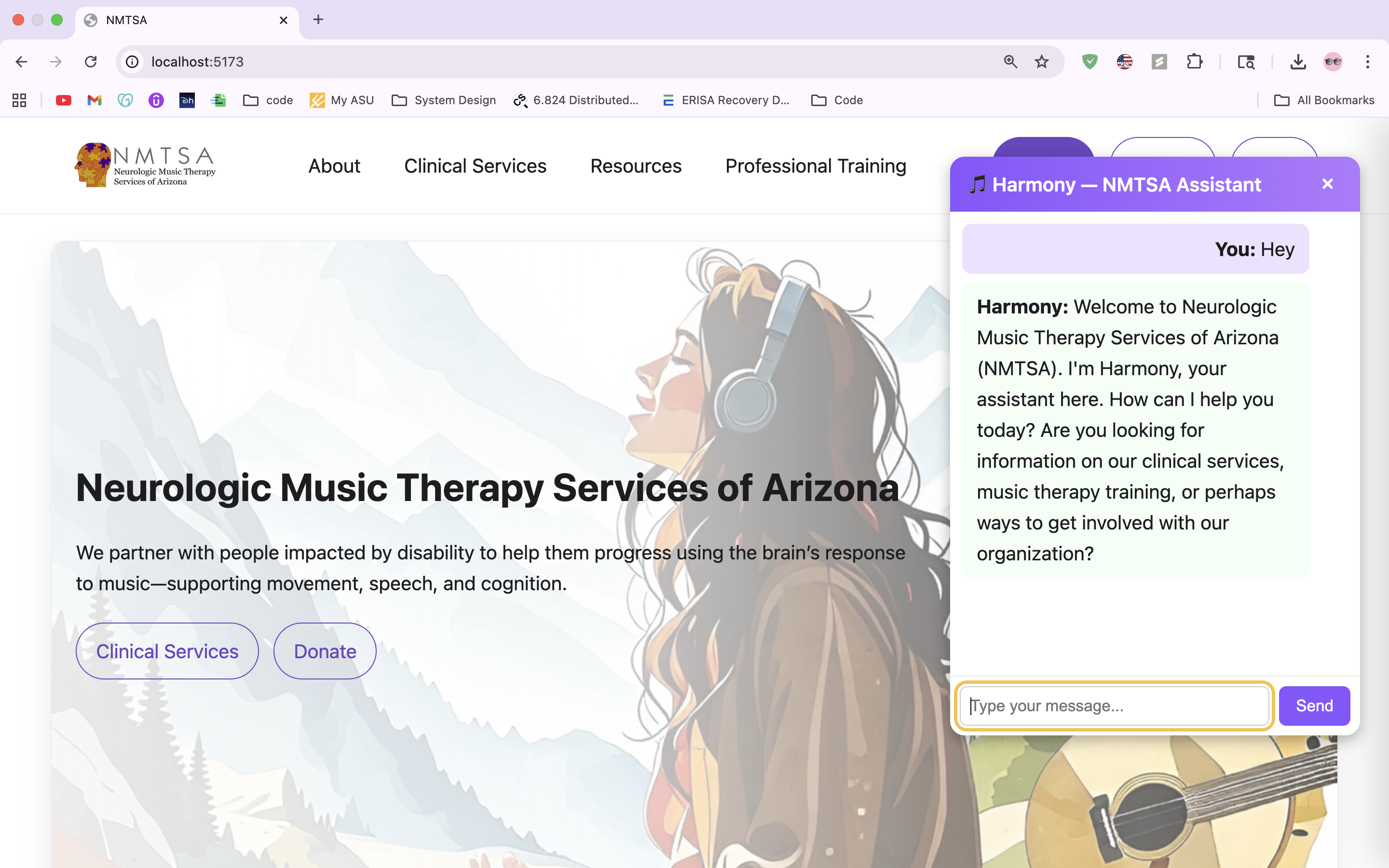 NMTSA Website project preview